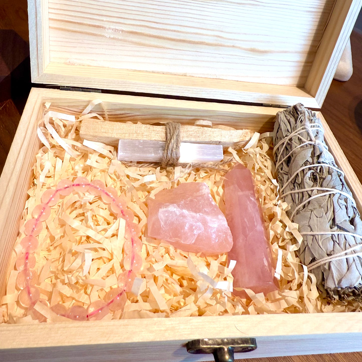 Sacred Rose Sanctuary - Premium Crystal Ritual Kit