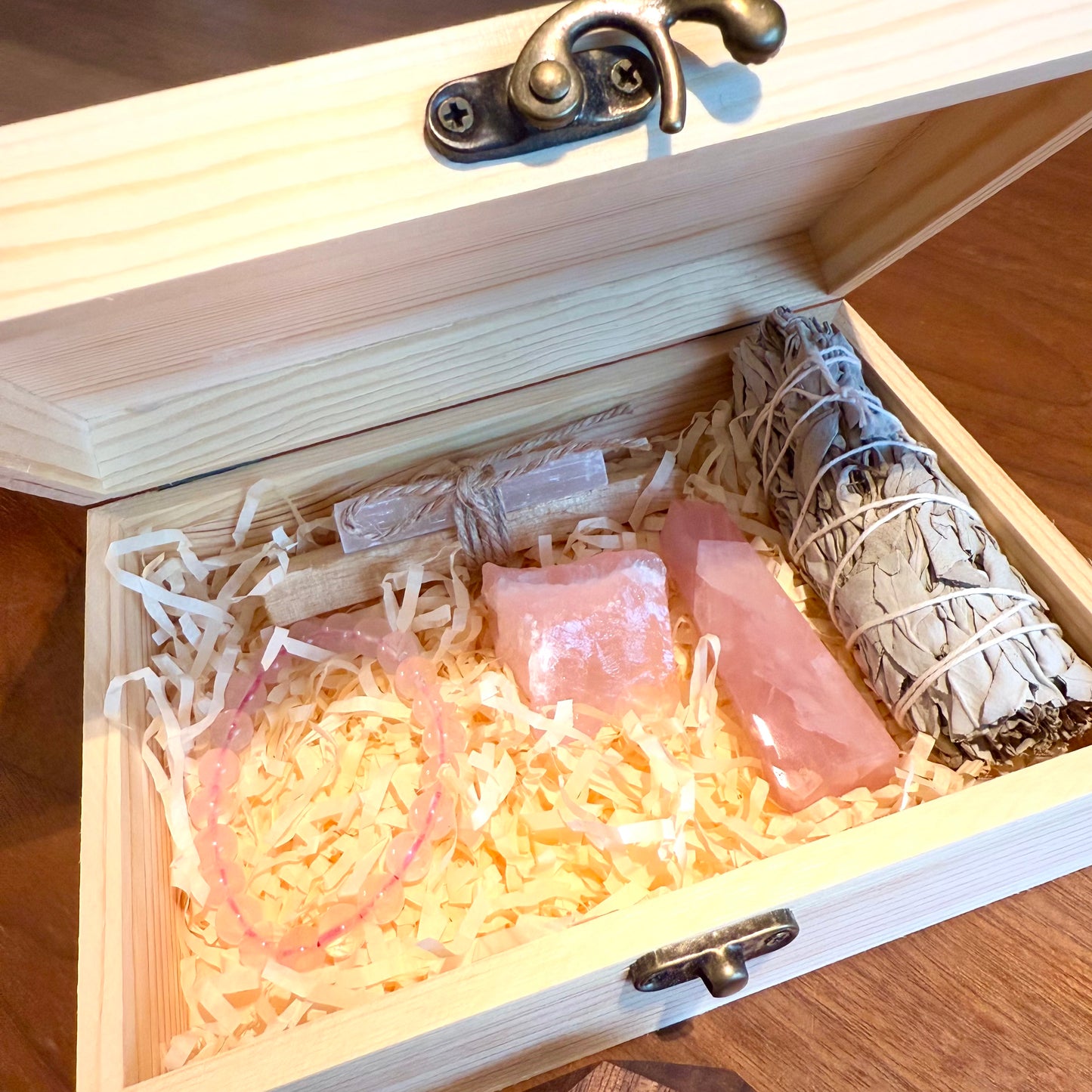 Sacred Rose Sanctuary - Premium Crystal Ritual Kit