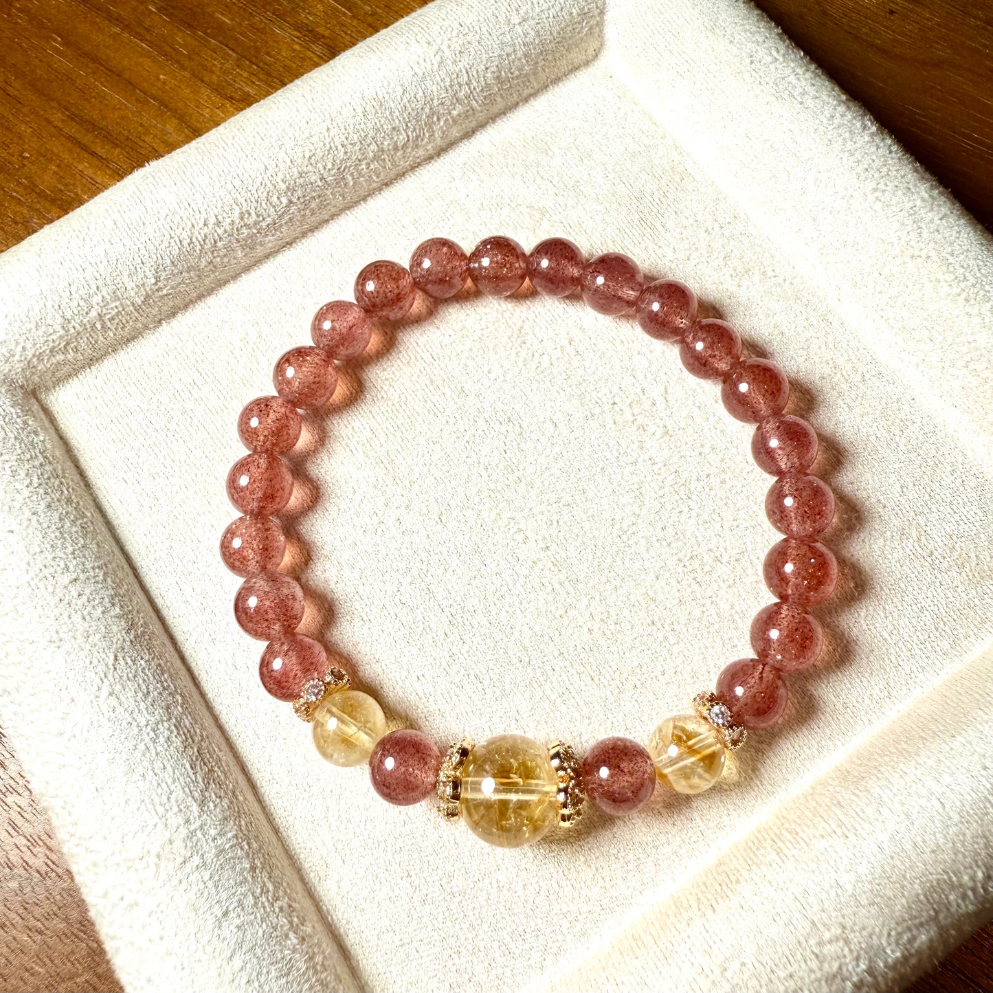 Strawberry Citrine Ascension Bracelet