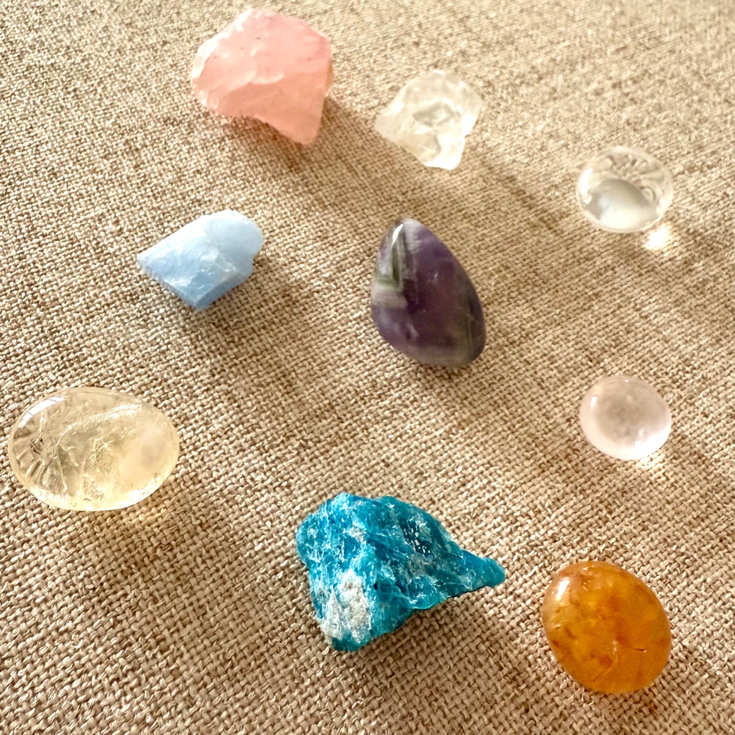 Celestial Pantry - Healing Crystal Fridge Magnet Set