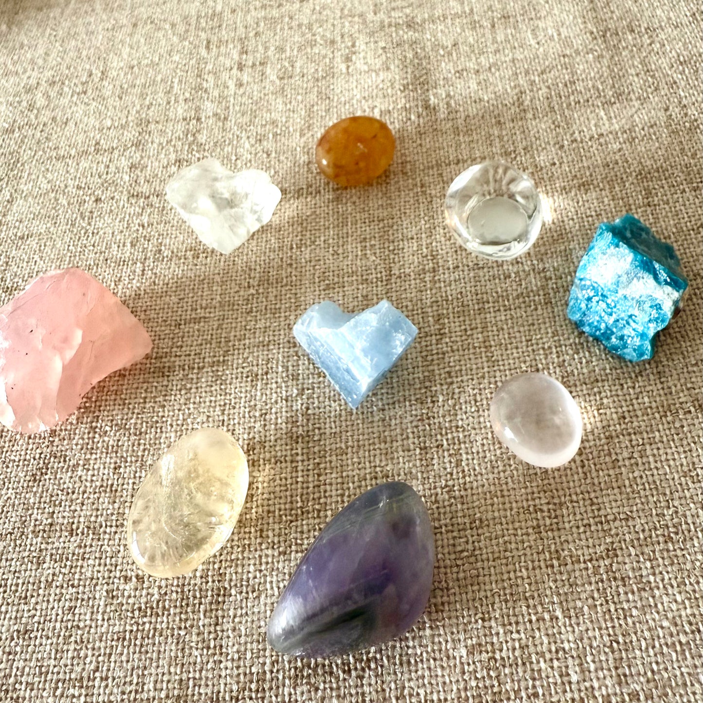Celestial Pantry - Healing Crystal Fridge Magnet Set