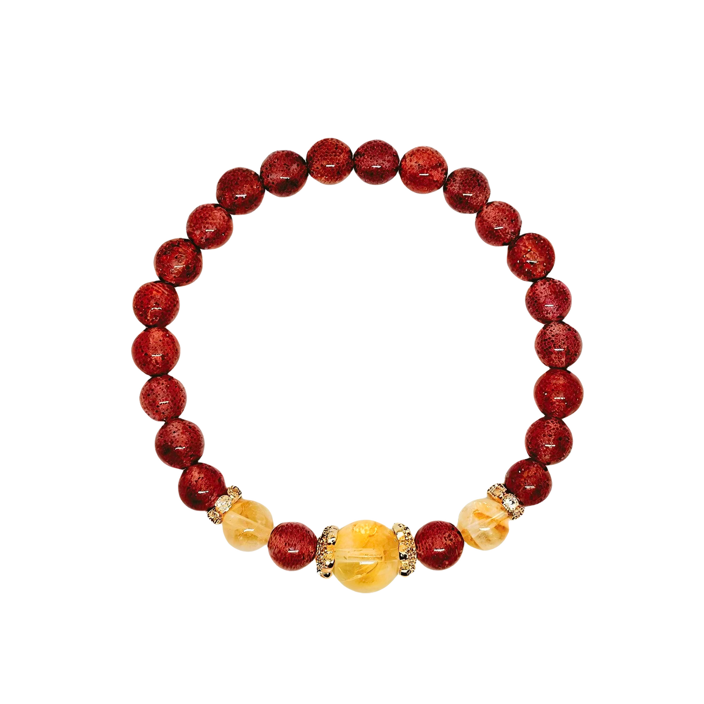 Strawberry Citrine Ascension Bracelet