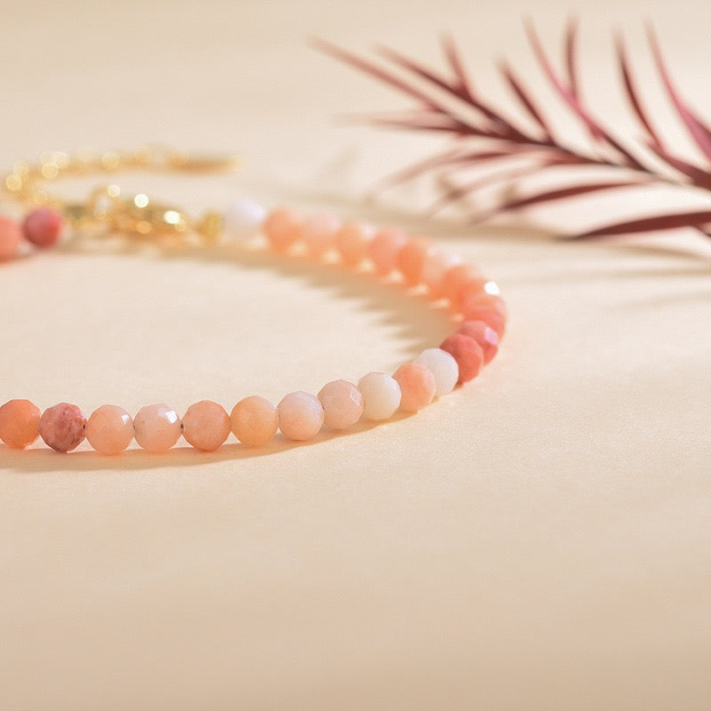 Red Aventurine Faceted Bracelet