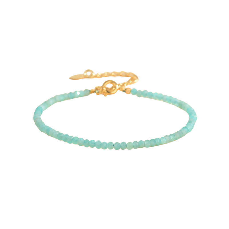 Celestial Lagoon - Amazonite Faceted Bracelet