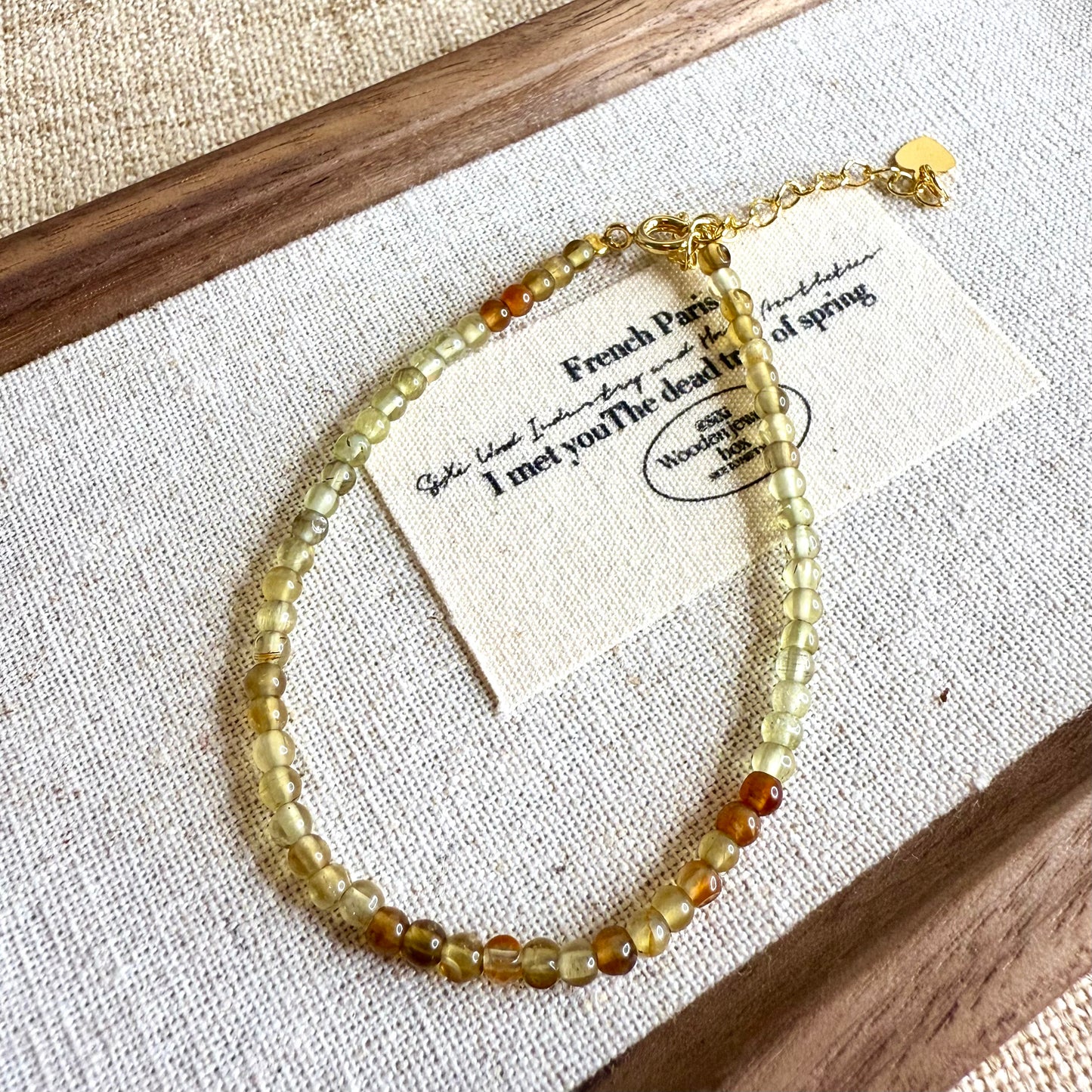Verdant Blessings - Prehnite Gradient Bracelet