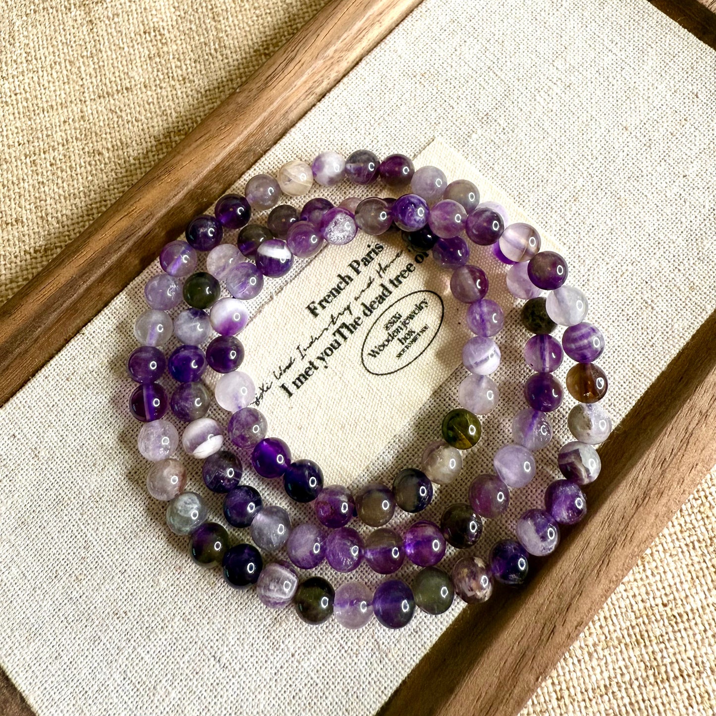 Violet Wisdom - Amethyst Multi-Loop Bracelet