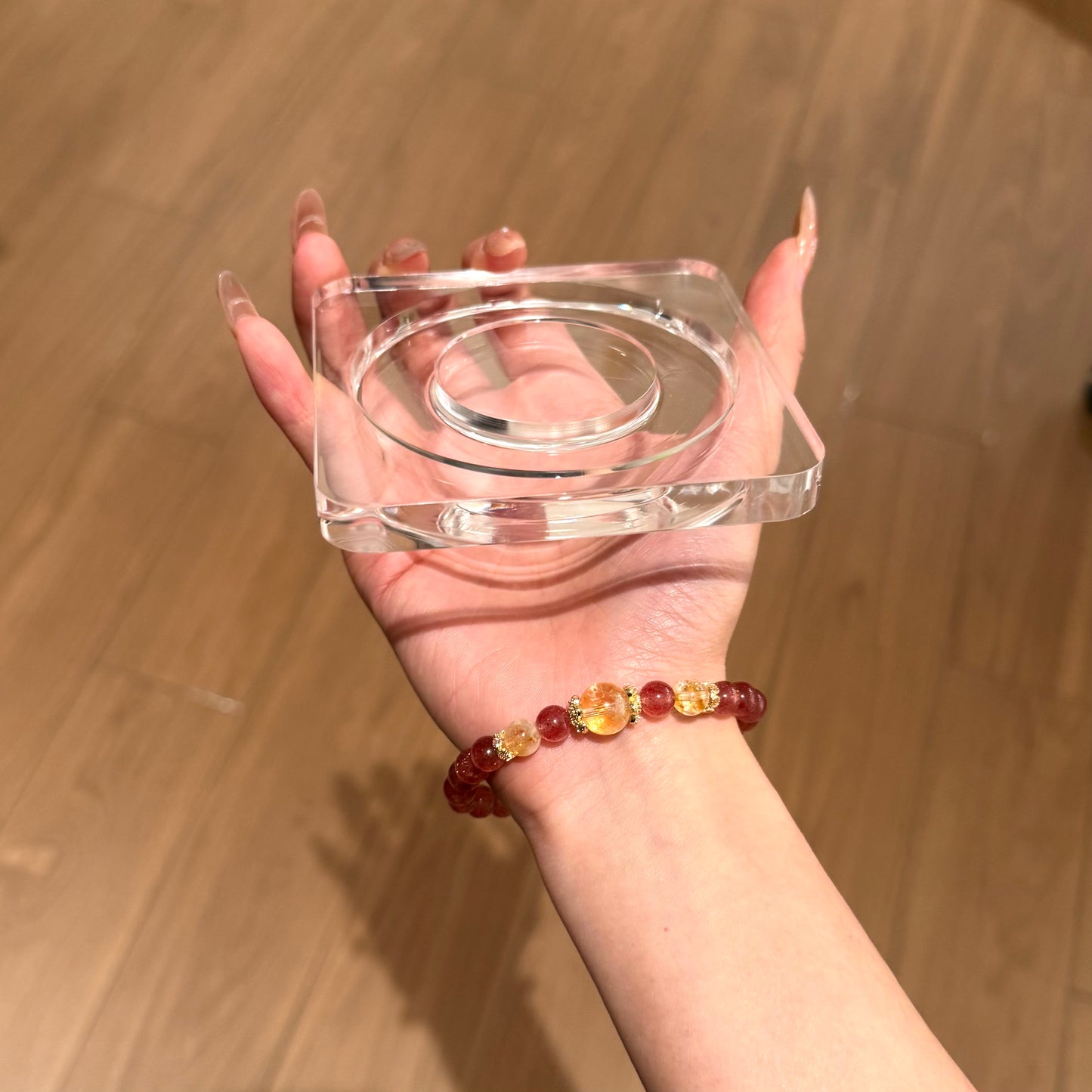 Strawberry Citrine Ascension Bracelet