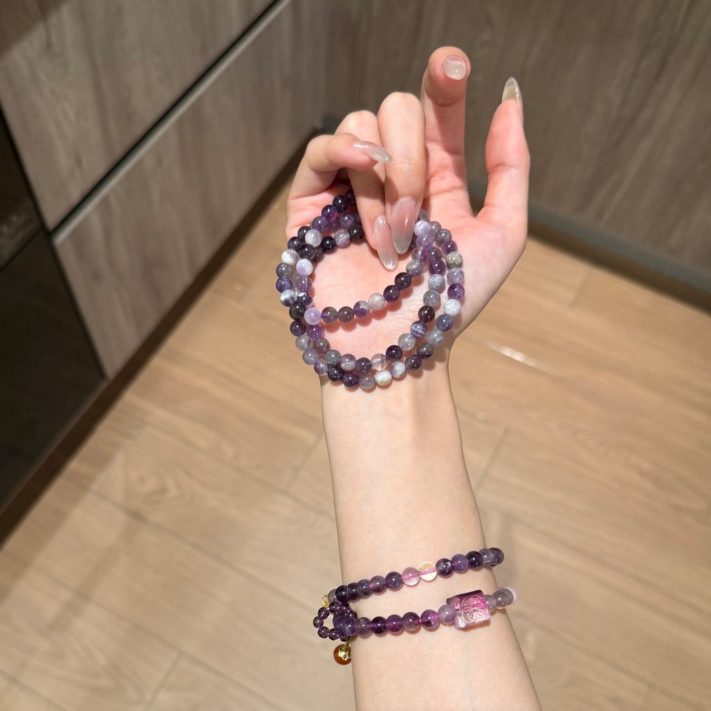 Violet Wisdom - Amethyst Multi-Loop Bracelet