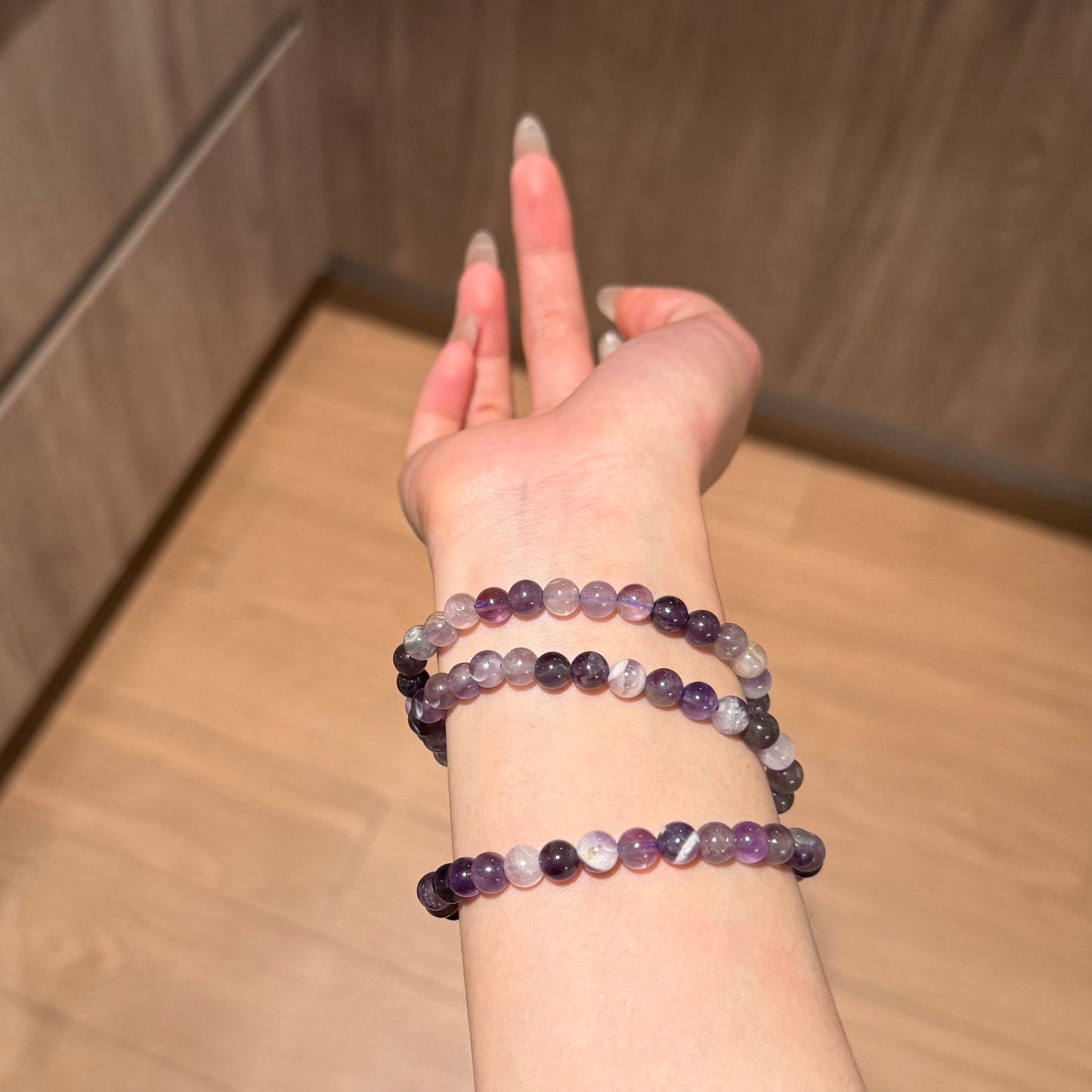 Violet Wisdom - Amethyst Multi-Loop Bracelet