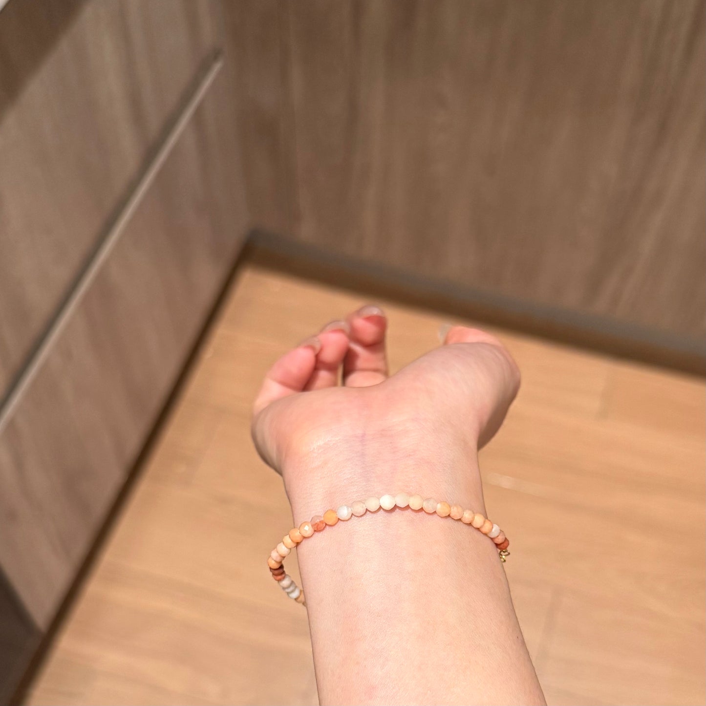 Red Aventurine Faceted Bracelet