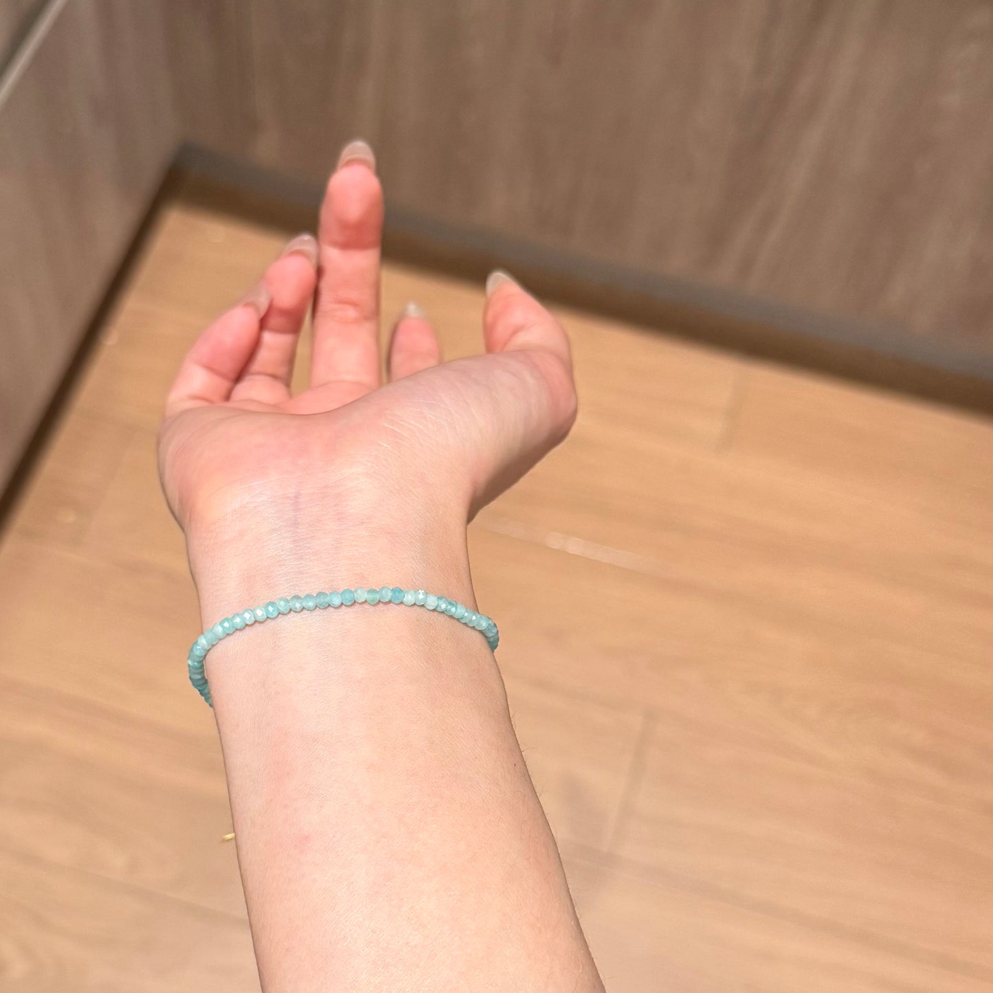 Celestial Lagoon - Amazonite Faceted Bracelet