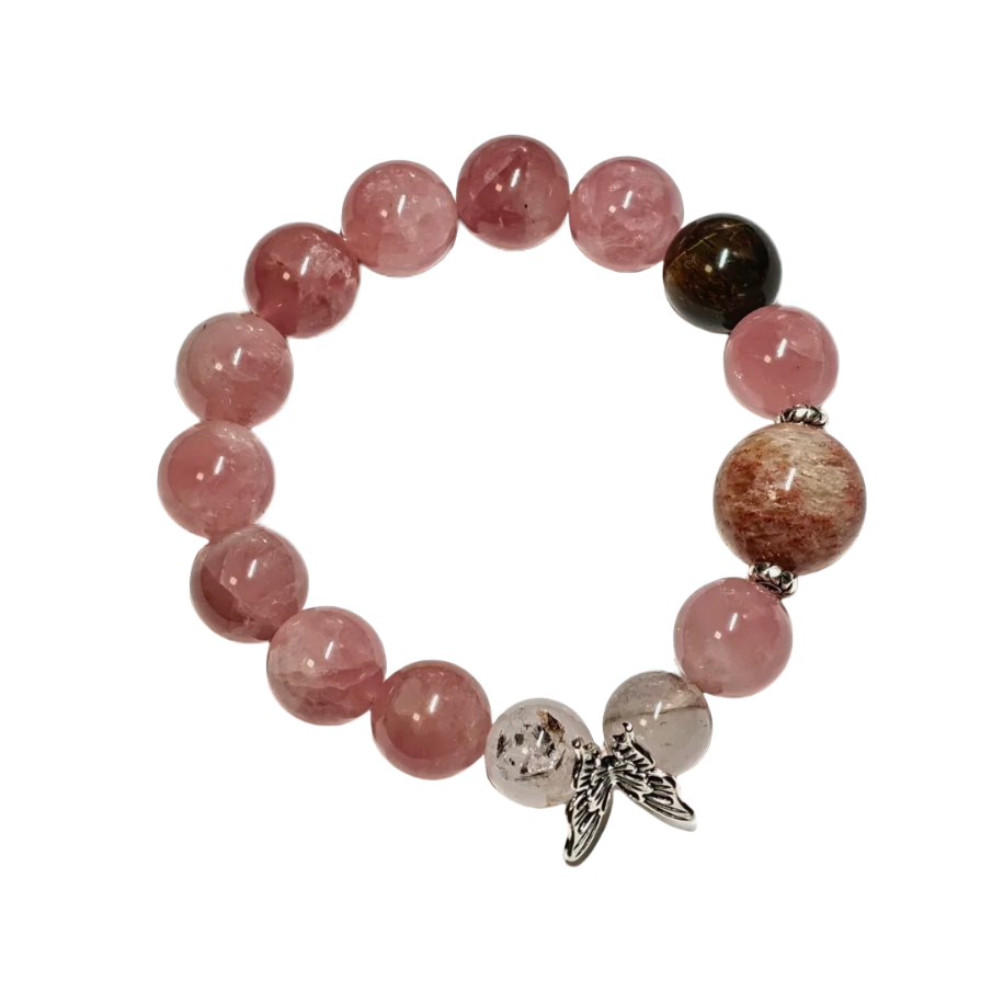 Natural powder crystal charming bracelet